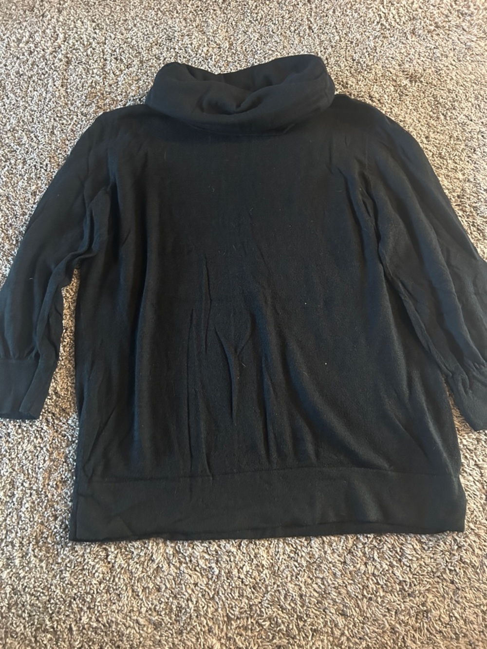 Merona Black Cowl Neck Pullover Sweater